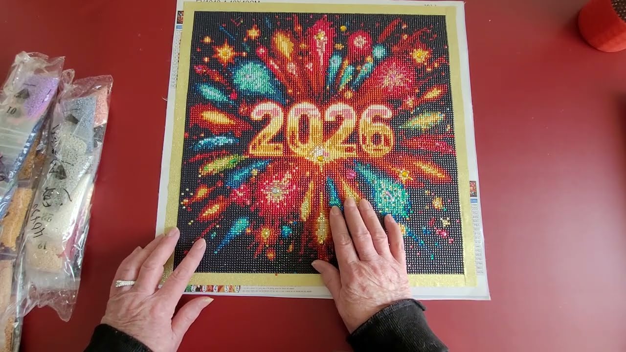 New Diamond paintings from Temu and a Completion