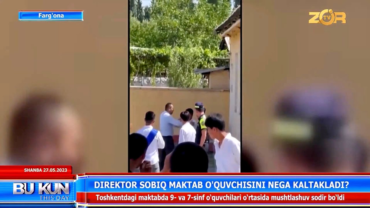 Direktor sobiq maktab oʻquvchisini nega kaltakladi?
