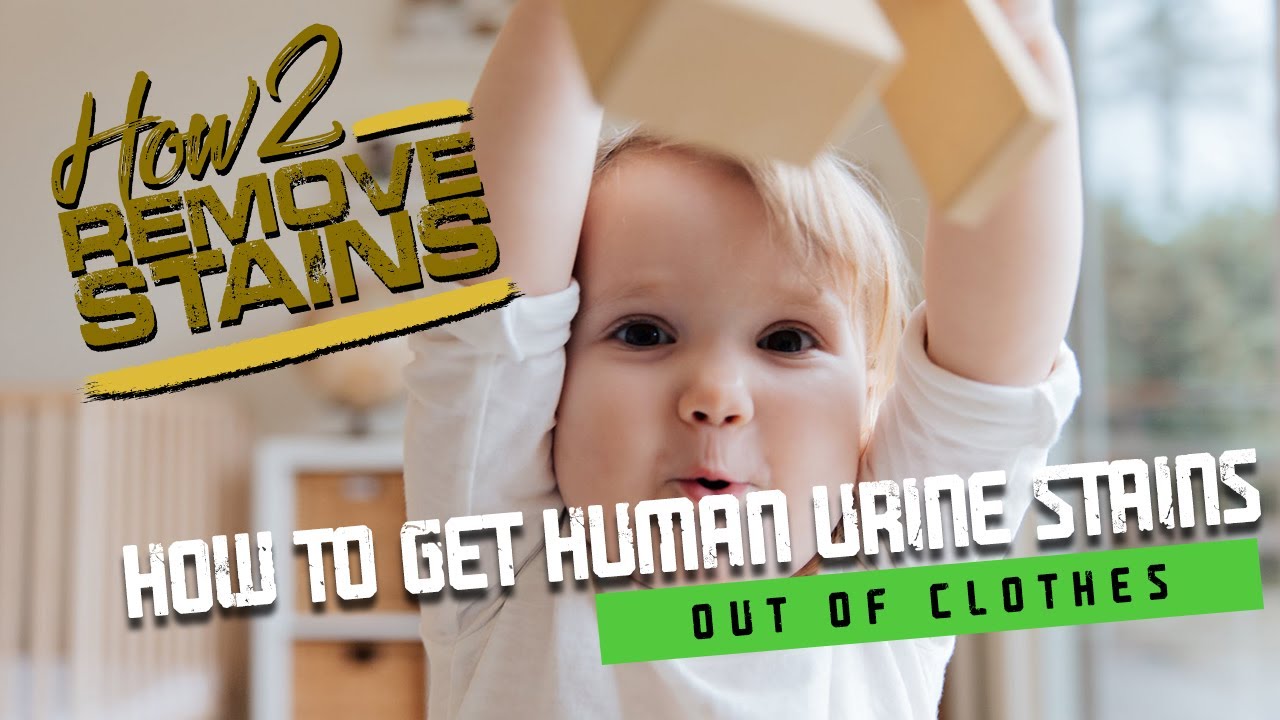How to get human urine stains out of clothes 💦