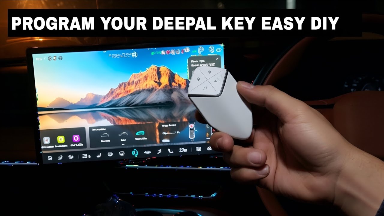 How to Program a New Key Fob for Deepal S07 | Using a Scanner #deepalskitchen 