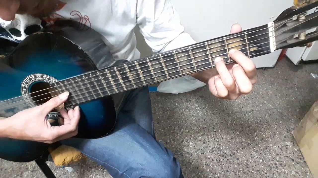 Cómo tocar Almafuerte Convide rutero con guitarra criolla Acordes Tutorial Letra