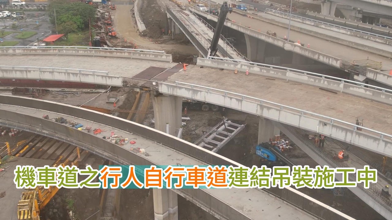 2026.03.06 淡江大橋 淡水端靜靜地 雨中施工日常 輕軌鐵道概況 4K