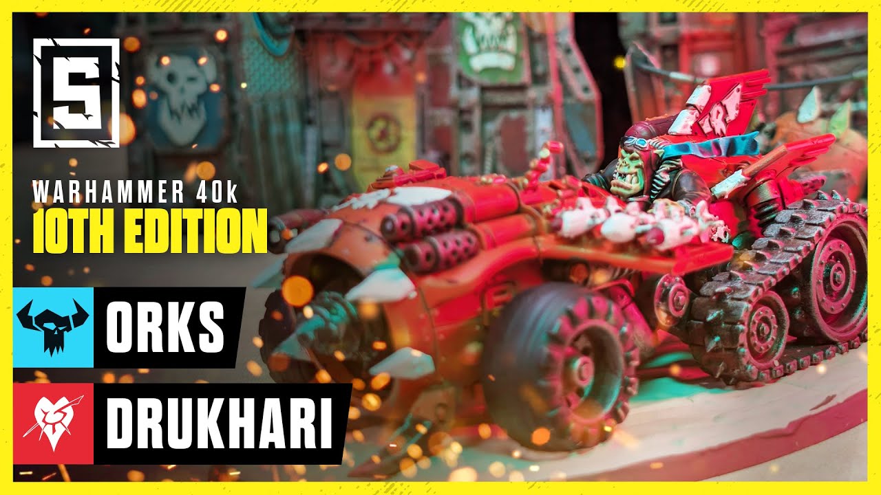 Orks vs Drukhari | Warhammer 40k LIVE Battle Report