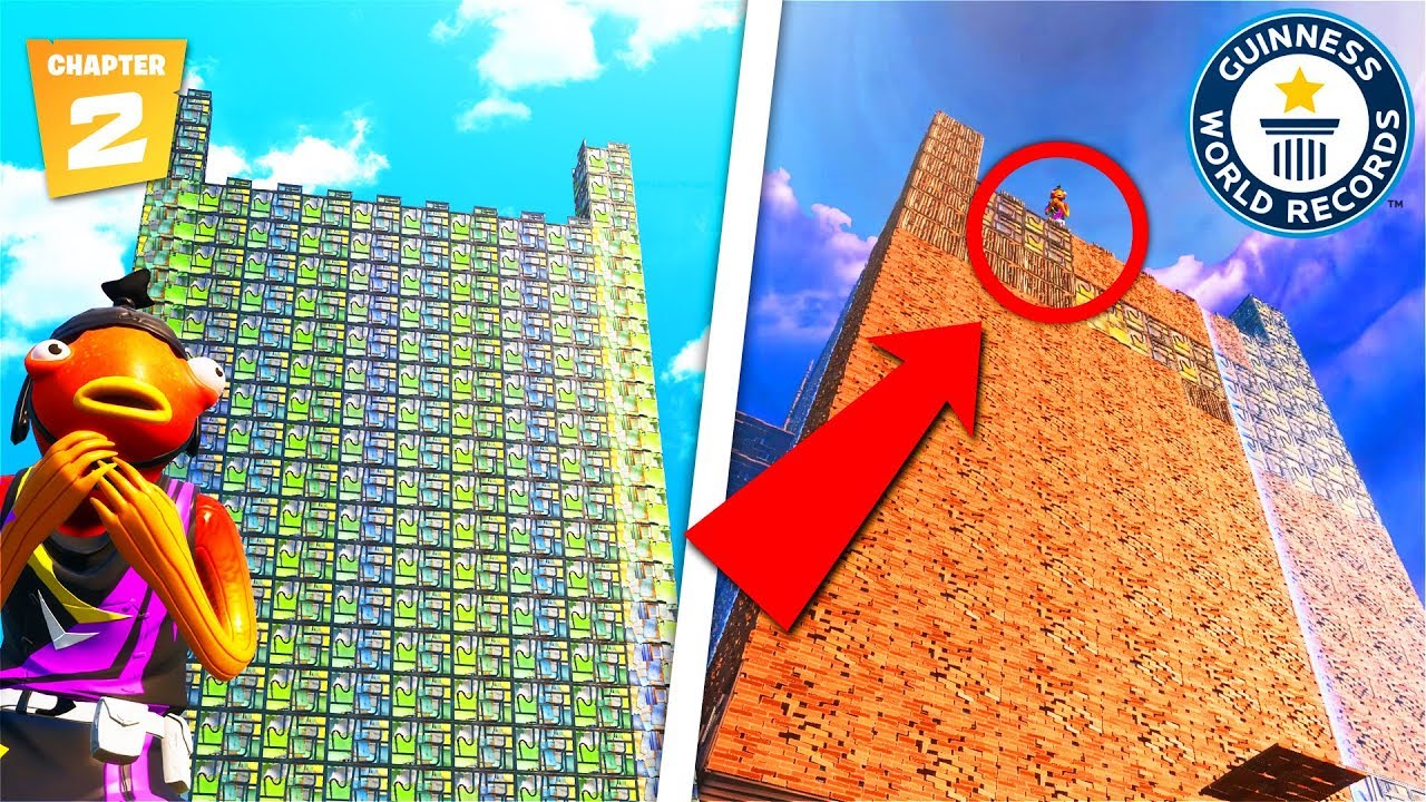 we built the BIGGEST base EVER in Fortnite... (World Record)