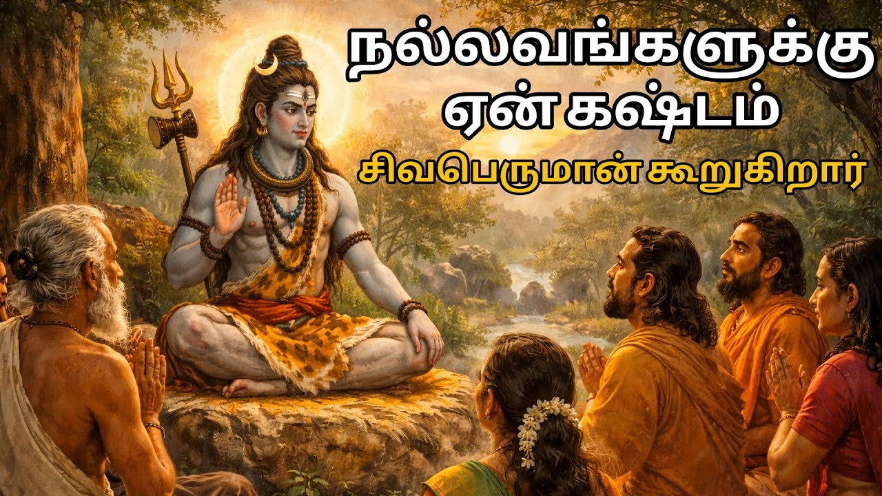 💥🤯நல்லவர்களுக்கு மட்டும் ஏன் இத்தனை சோதனைகள்? 📿சிவபெருமான் தரும் ரகசிய விளக்கம்! 🕉️