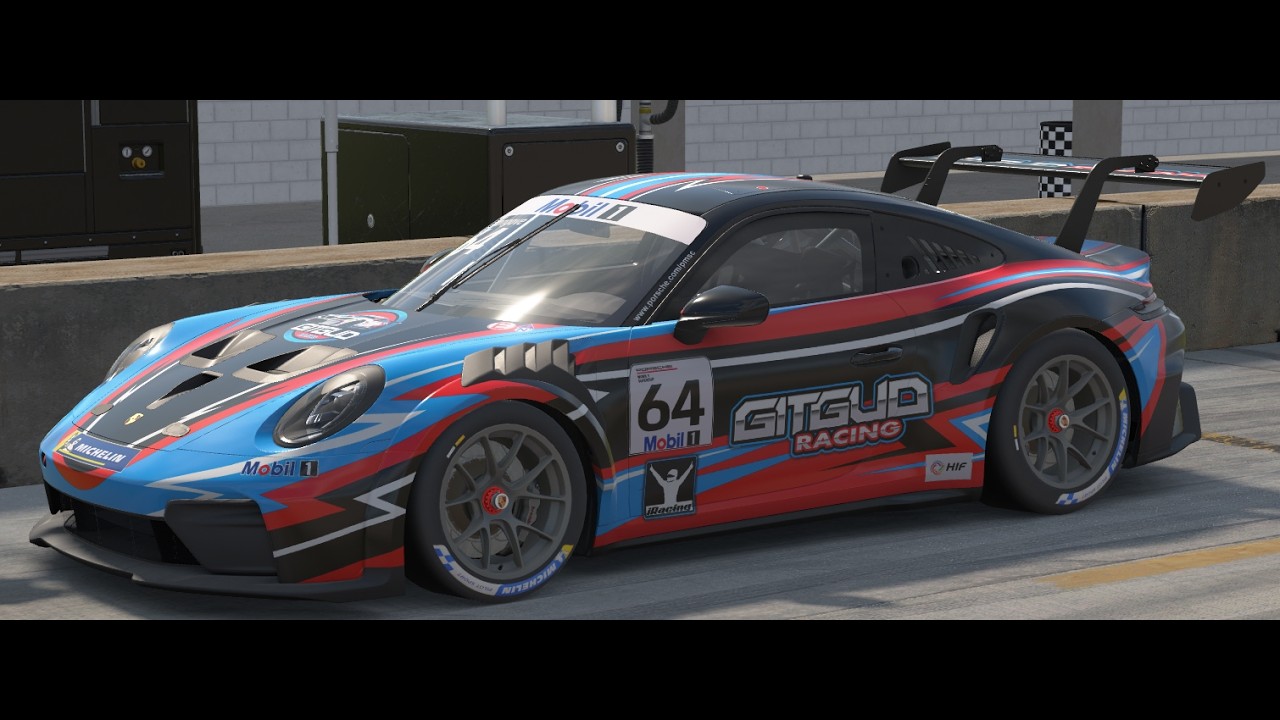 IRacing Ai race in the wet from Sebring
