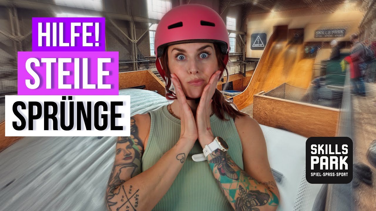 Mein 1. Airbag Jump 🤯 Lohnt es sich? Skills Park Roomtour & Kosten-Check