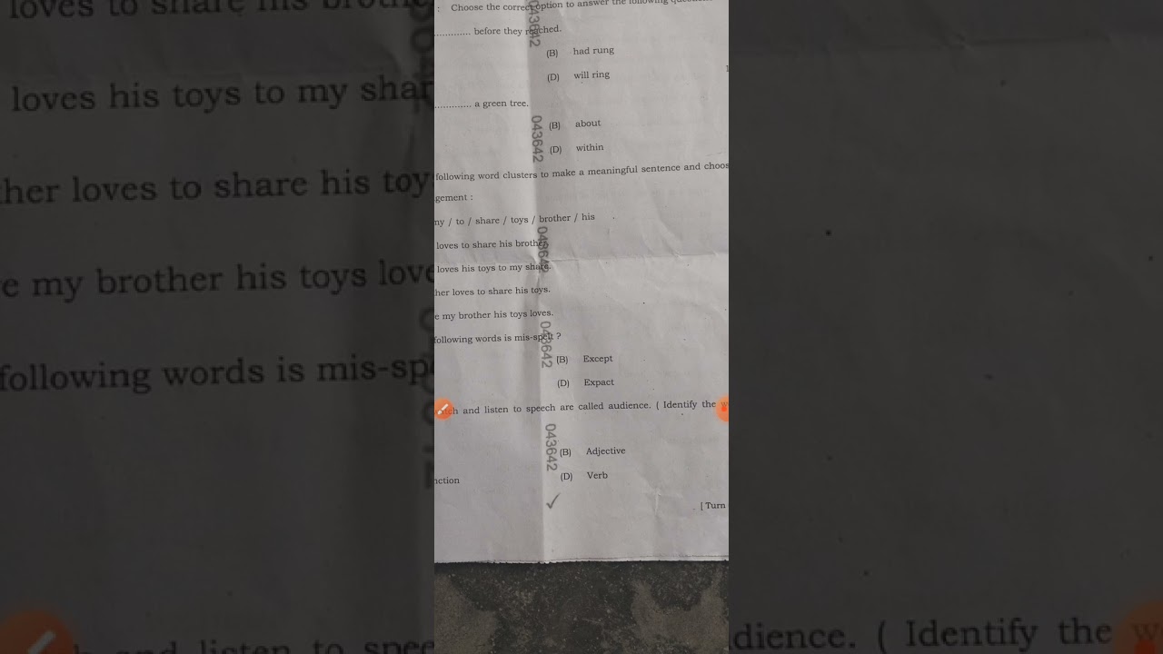 Up board 2026 English question paper solved with MCQ correction 