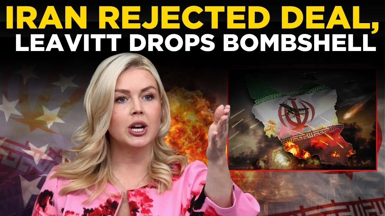 LIVE: Trump's Secy Karoline Leavitt Makes Big Announcemnt Amid Nuke Tiff | &lsquo;Since Iran Rejected&hellip;&rsquo;