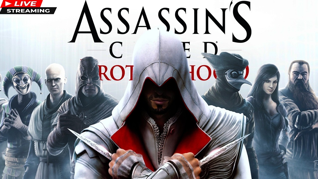වහලවල් දිගේ ගිහින් රෝමේ අල්ලමු 😁-Assassin’s Creed Brotherhood Sinhala Live Stream-Part 01