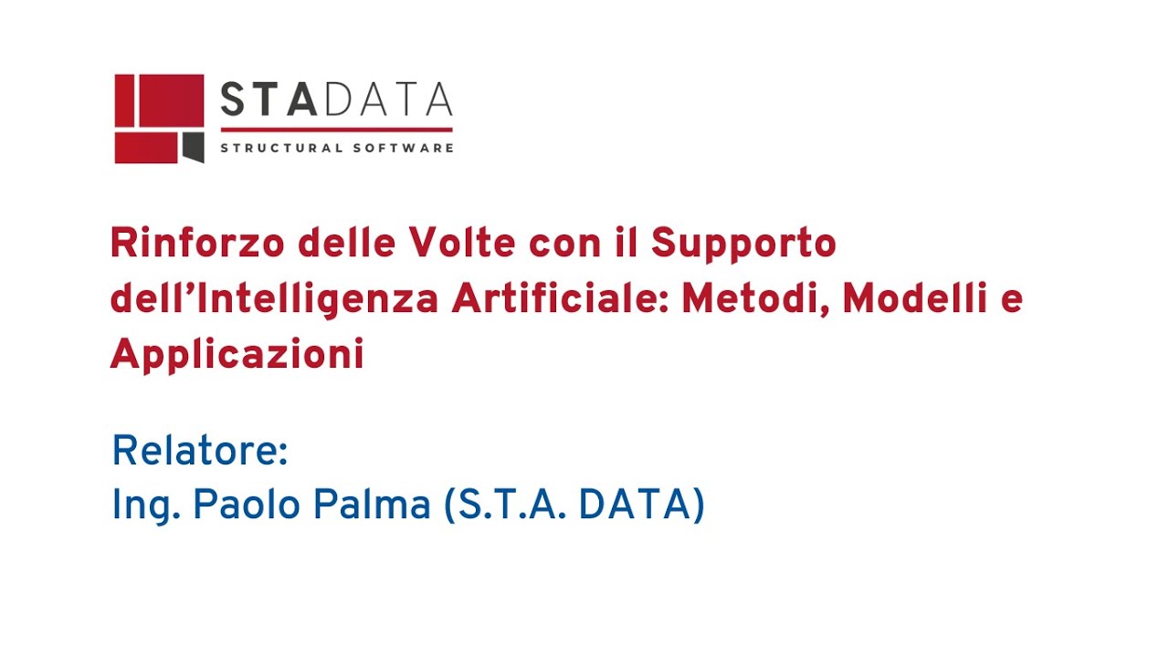 Rinforzo delle Volte con il Supporto dell’Intelligenza Artificiale: Metodi, Modelli e Applicazioni