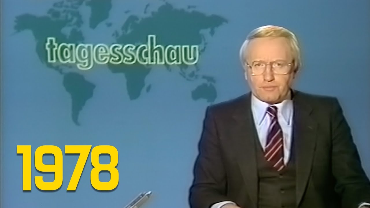 ARD Tagesschau 20:00 Uhr mit Werner Veigel (23.12.1978)