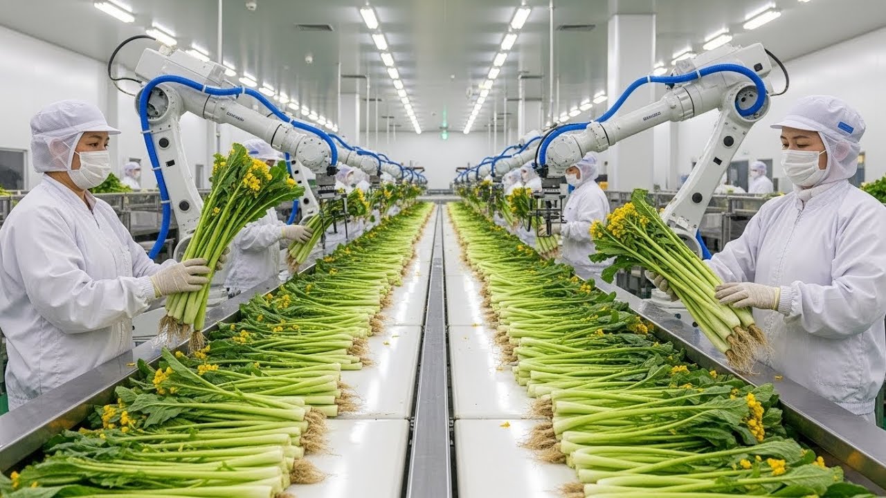 農場から冷凍工程まで：現代的な菜心（カイラン）生産の舞台裏