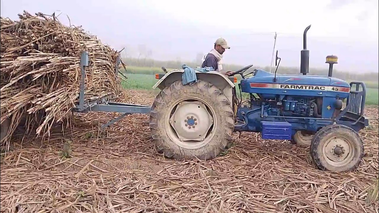 Aaj bhaiyo apne tractor ke gear mein big problem ho gyi 23 quintal ganna bharkar nahi chal paya