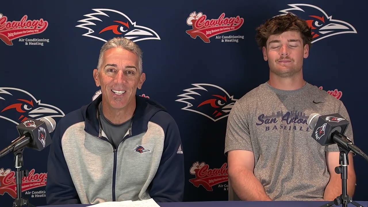UTSA Baseball Head Coach Pat Hallmark Media Zoom 3.2.26