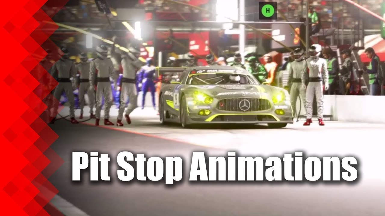 GT Sport Pit Stop Animations