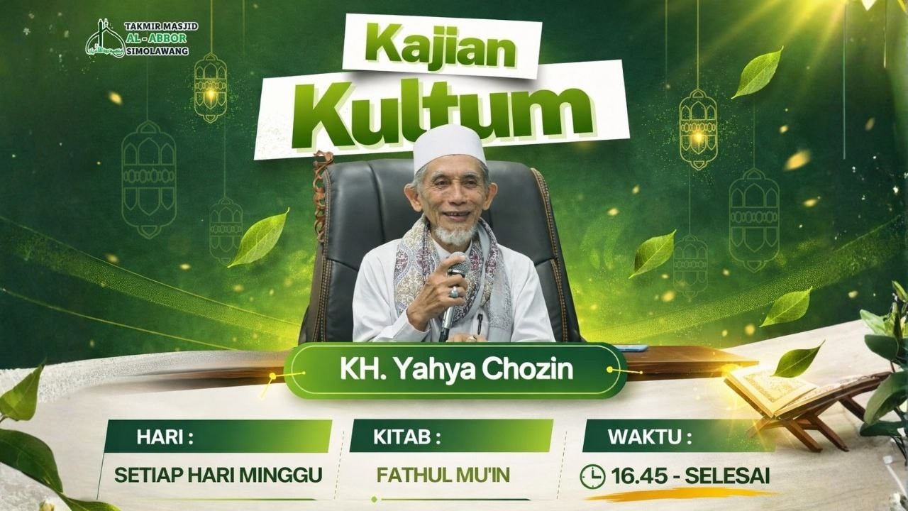 🔴KAJIAN KULTUM Bersama KH Yahya Chozin Kitab: Fathul Mu'in
