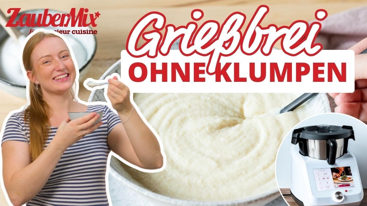 In NUR 2 Schritten: Grießbrei wie bei Oma! 😍😱 | Monsieur Cuisine Rezept