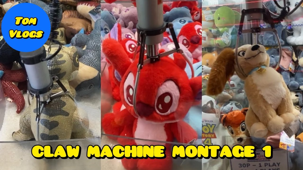 TOM VLOGS | CLAW MACHINE MONTAGE #1