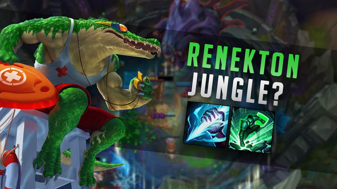 RENEKTON JUNGLE SEASON 7 COLOSSUS + CINDERHULK - LEAGUE OF LEGENDS GAMEPLAY