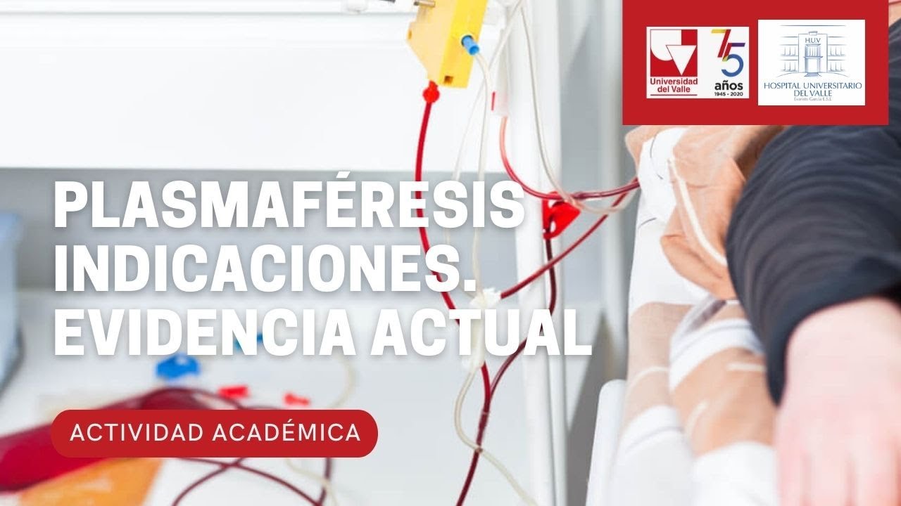 Plasmaféresis Indicaciones. Evidencia Actual