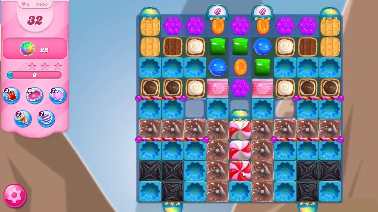 Candy Crush Saga LEVEL 7455 NO BOOSTERS