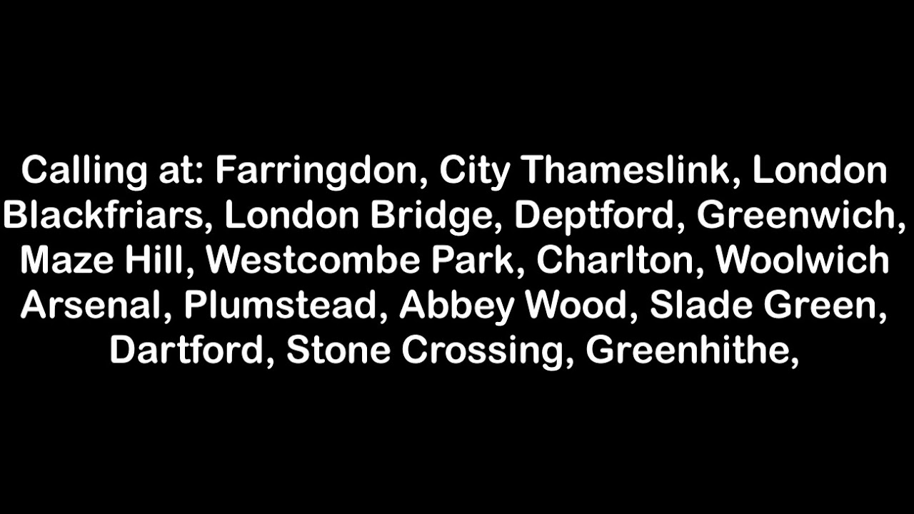 London St Pancras Announcements 04/11/19