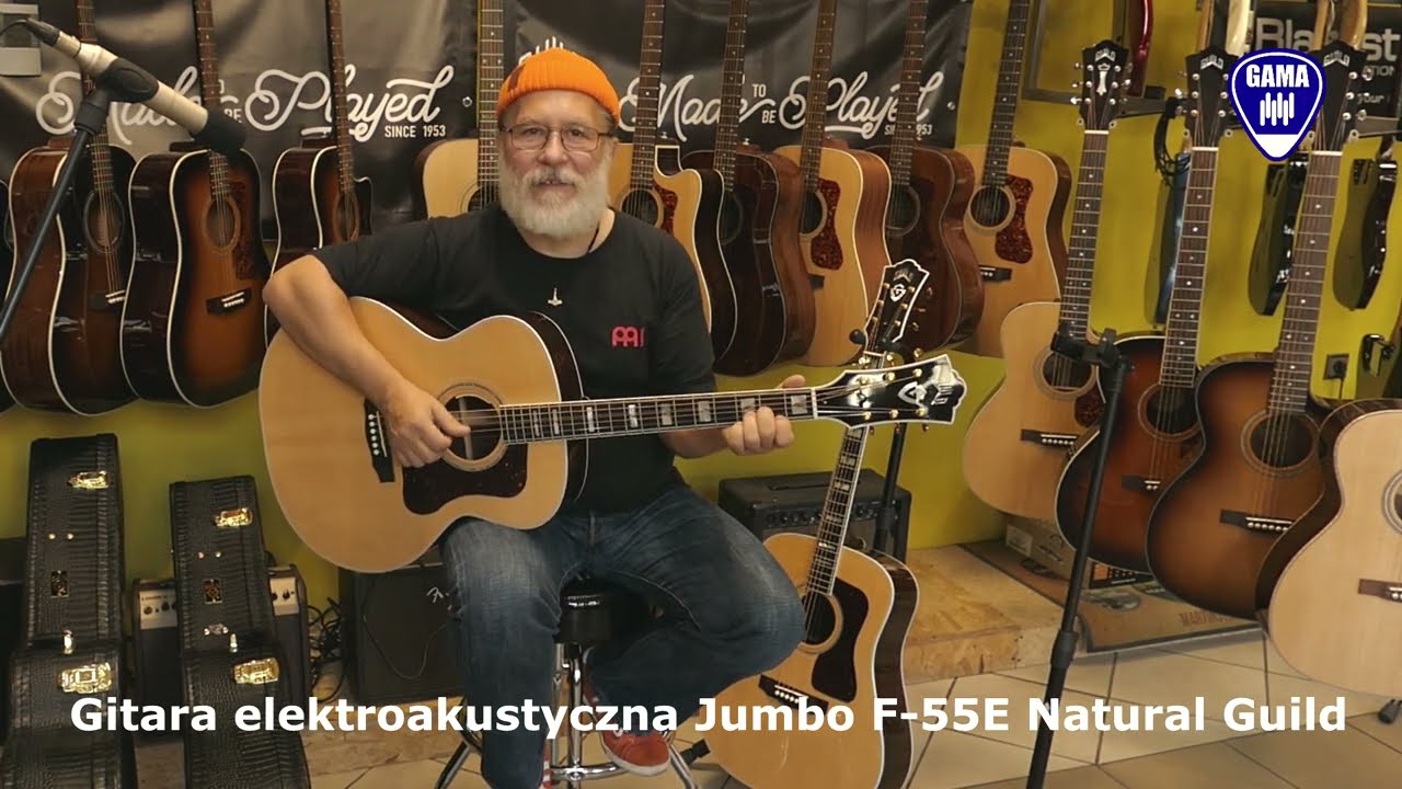 PORADNIK GITAROWY. Elektroakustyk GUILD D-55E oraz Gitary Elektroakustyczna Jumbo GUILD F-55E