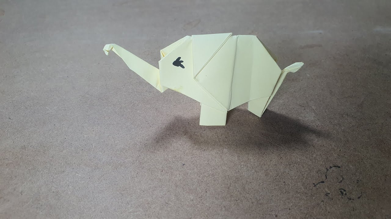 How to make a paper easy Elephant 