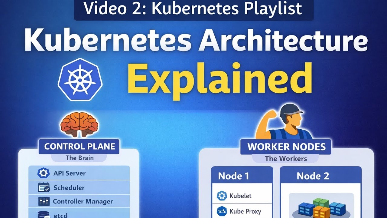 Video 2: Kubernetes Playlist - Kubernetes Architecture Explained