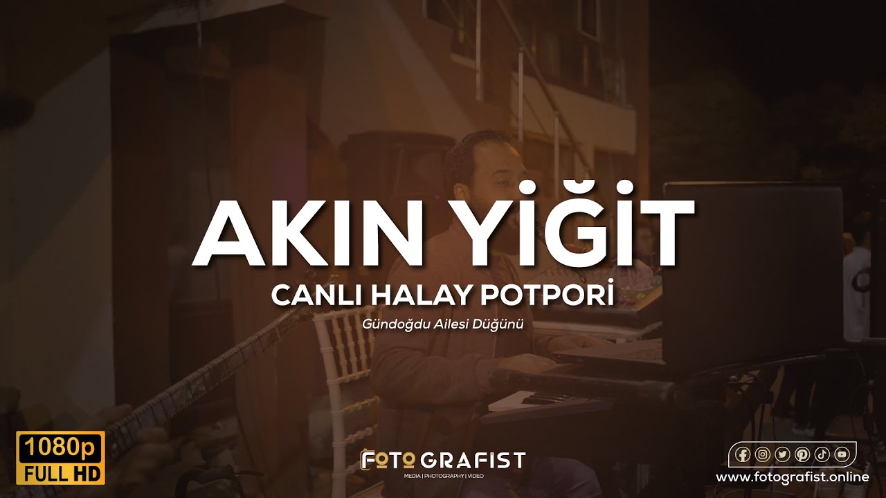 Akın Yiğit | Canlı Halay Potpori | Gündoğdu Ailesi Düğünü | 1080p FHD
