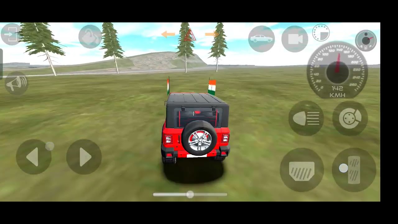 indian cars simulator 3d game new update || new Thar update stand video 📷 || #gameplay 