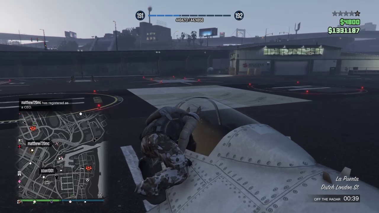 GTA5 Hydra Jet Trolling and Killing Randoms