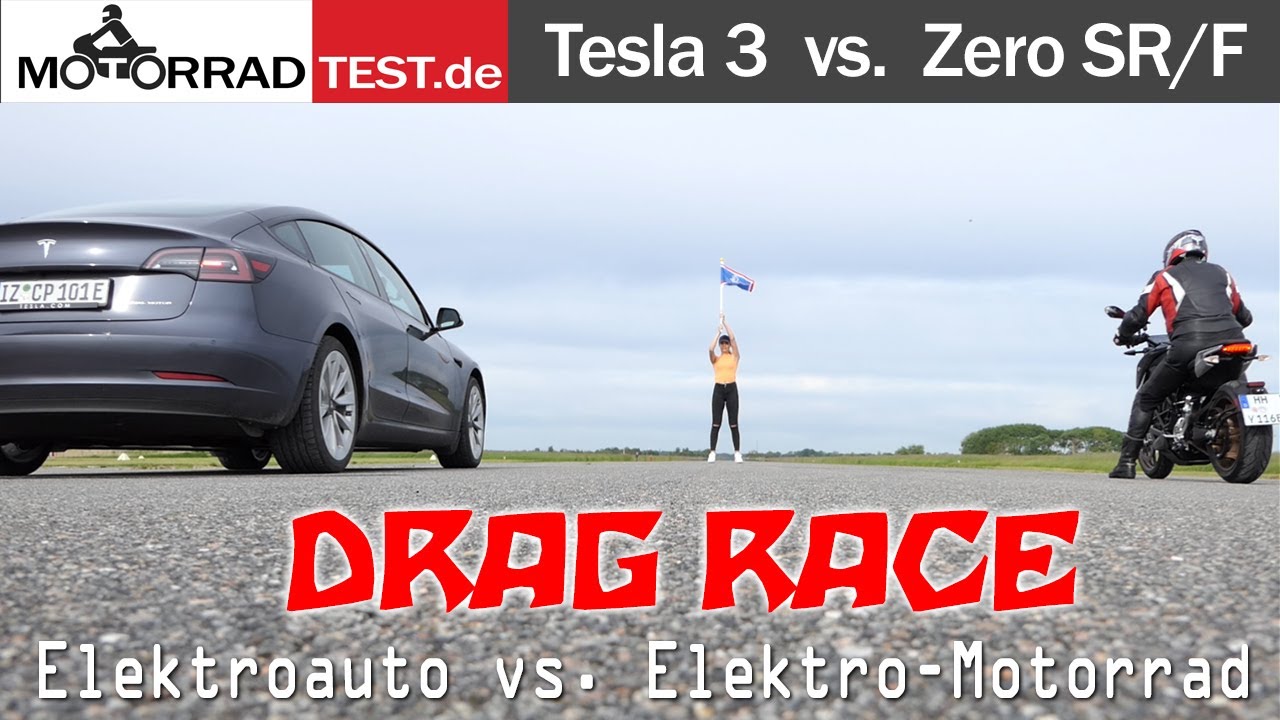 Tesla vs. Zero | Drag-Race auf dem Flugplatz St. Peter Ording
