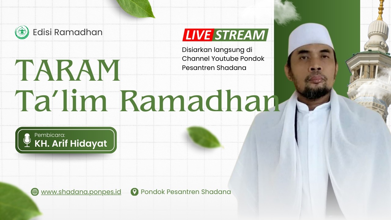 TARAM | Ta'lim Ramadhan Hari Ke-12 Kitab Fath al-Qadir Asy-Syaukani