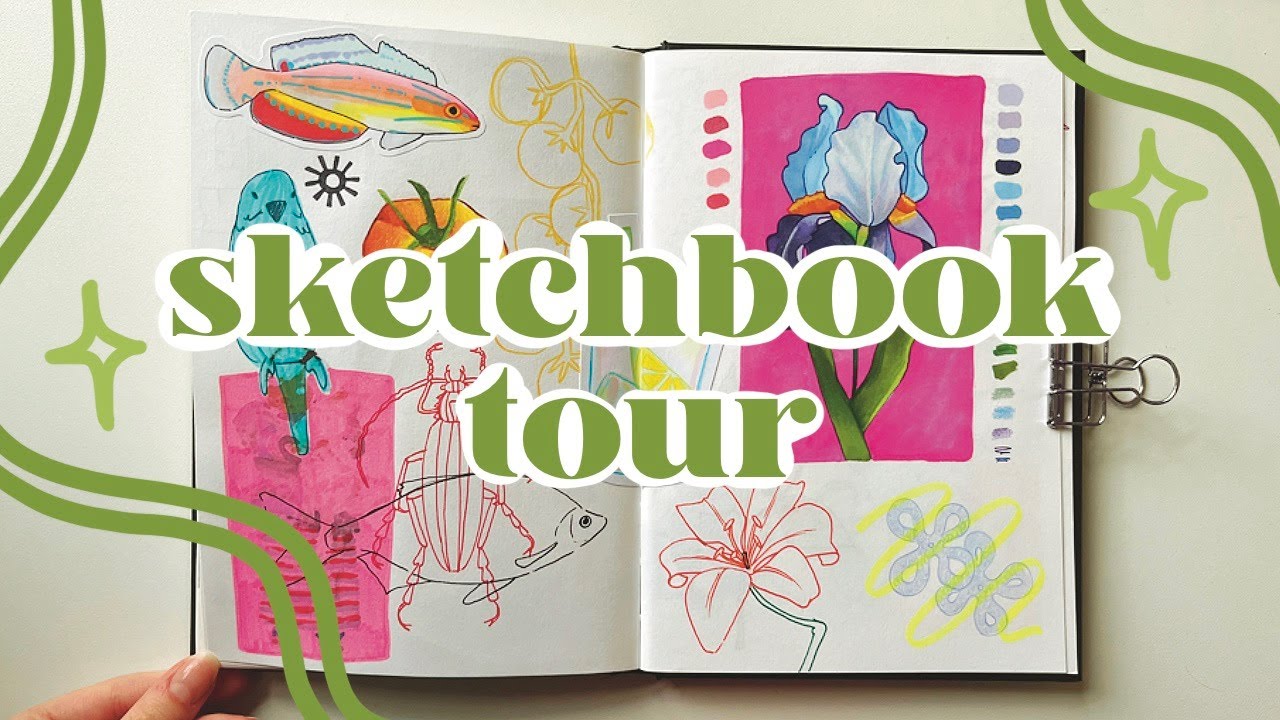 sketchbook tour! (no talking)