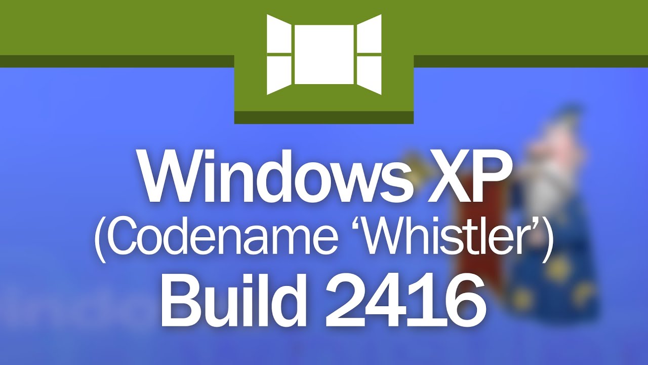 Windows XP Build 2416: 