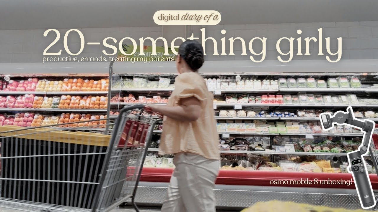 📸 mid 20s diaries ᝰ.ᐟ | unboxing dji osmo mobile 8, running errands, treating my parents at s&r 