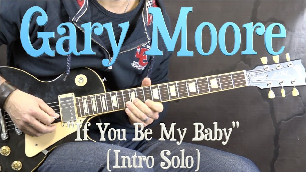 Gary Moore - If You Be My Baby (INTRO SOLO) - Blues Guitar Lesson (w/Tabs)