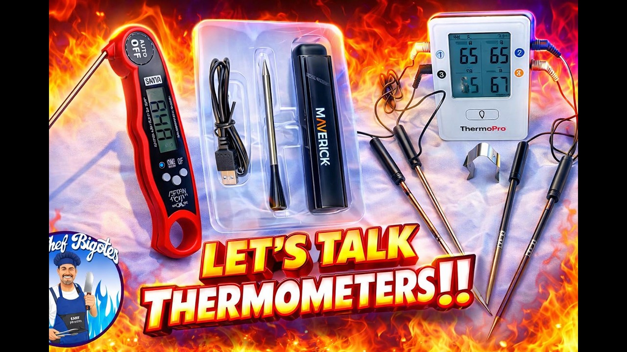 GOTTA HAVE 'EM TO COOK 'EM RIGHT!! | Digital Thermometers/Optimal Internal Temperatures