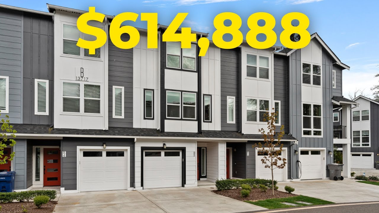 Tour a Better than NEW & MODERN Lynnwood WA Townhome w/ HIGH END Finishes