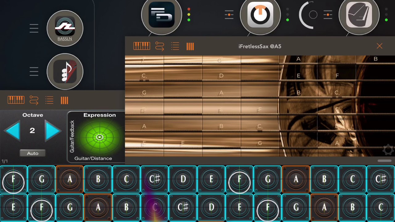 Apps GeoShred+iFretlessSax FutureDrummer Troublemaker Tines HQ (iPad5 - Z&eacute; Os&oacute;rio)