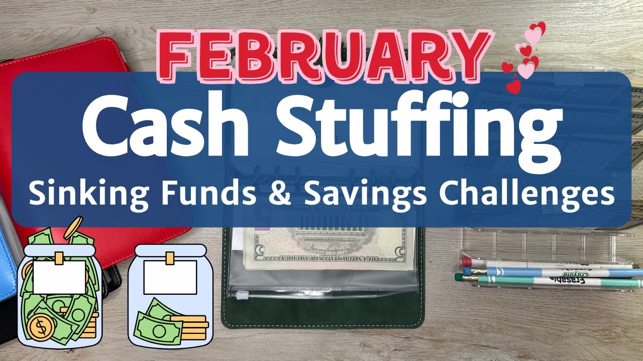 CASH ENVELOPE STUFFING 💵 | Sinking Funds + Savings Challenges | February 2026 Paychecks #1