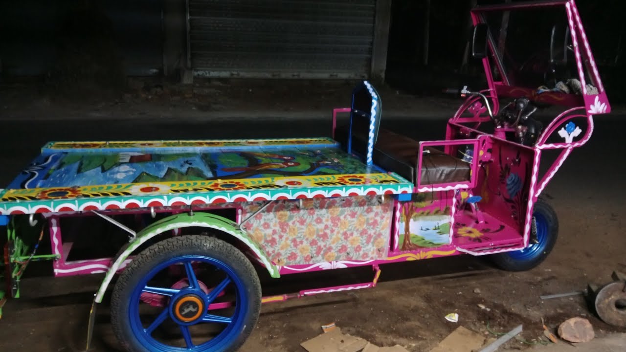 Heavy loaded battery van 1200kg load capacity 🤷and 90.km mileage debe 💁💁