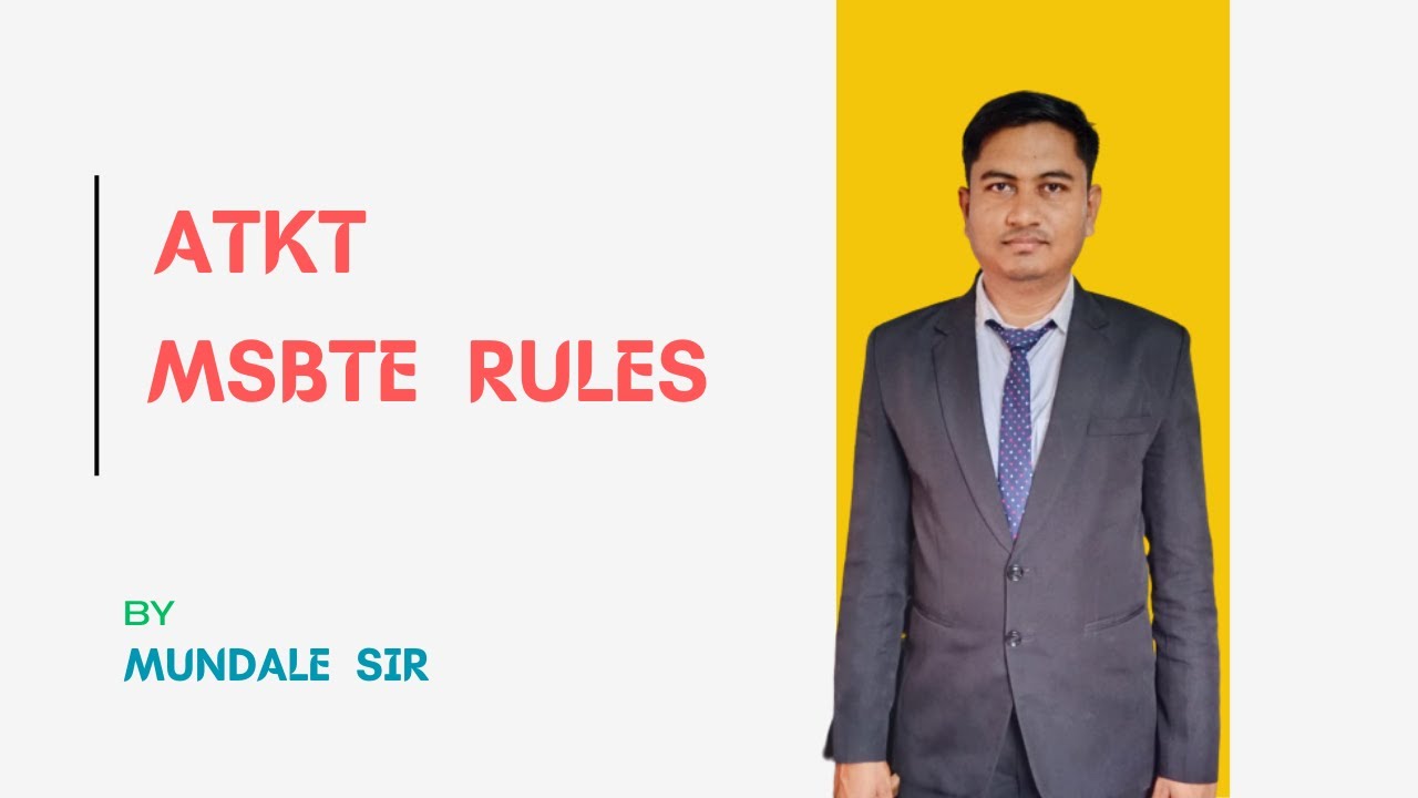 ATKT MSBTE Rules| Backlog Rules For All Branch|पुढील वर्षाला ऍडमिशनसाठी किती विषय पास असणे आवश्यक|