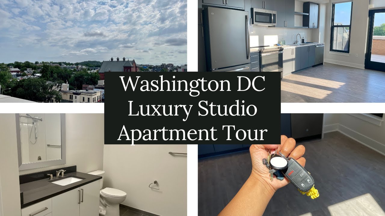 Empty Luxury Studio Apartment Tour | Washington D.C.