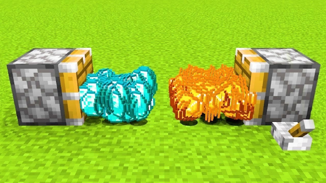 1000 diamond + 1000 gold - minecraft compilation