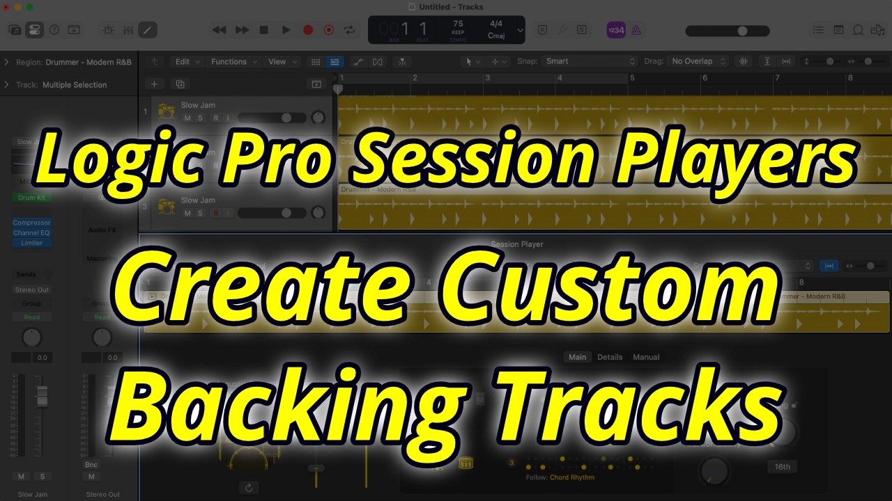 How To Create Practice Backing Tracks With Logic Pro Session Players