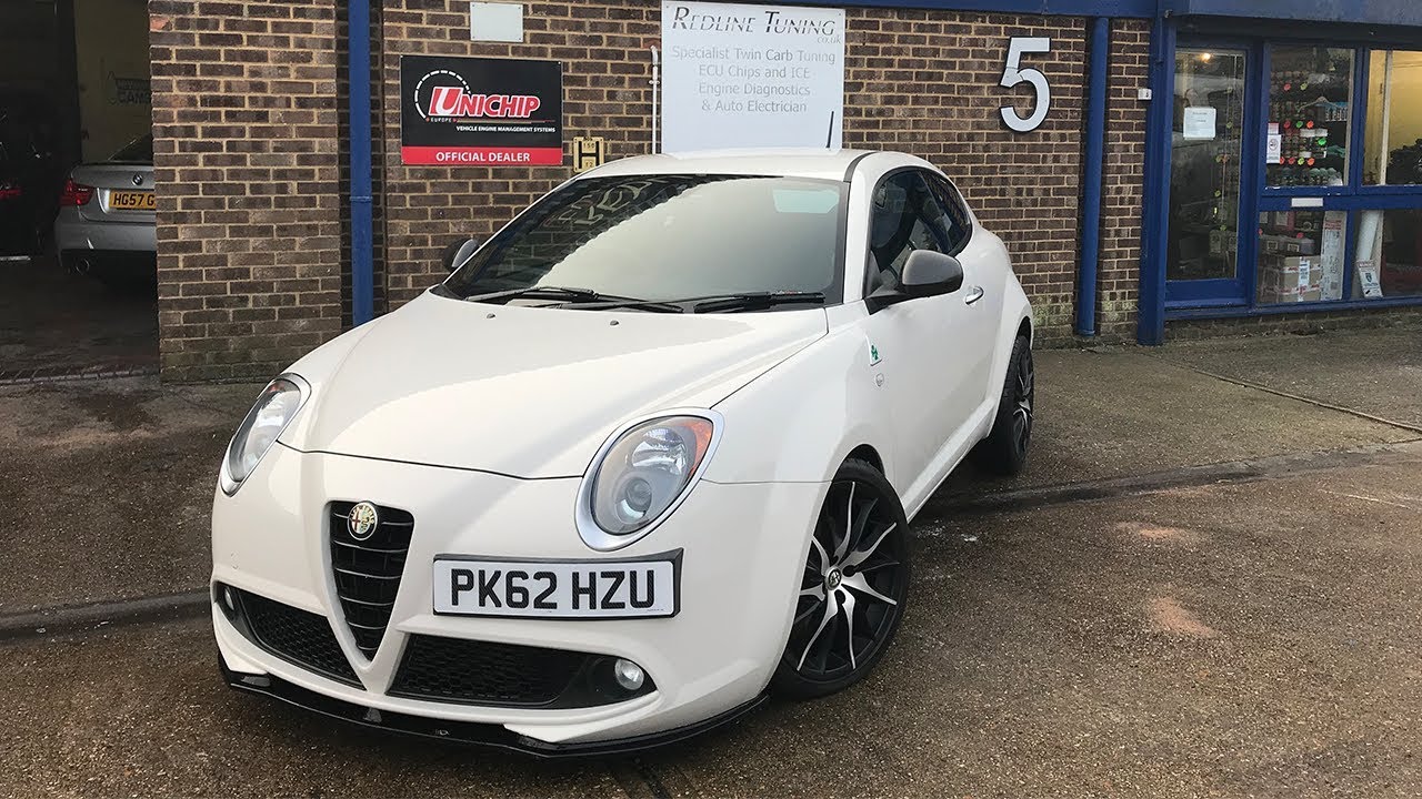 Alfa Romeo Mito QV Unichip U-Fit Power Plug on the dyno 217bhp
