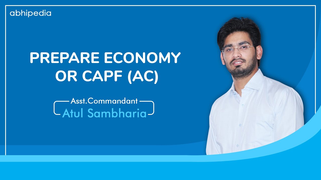 How to prepare Economy for CAPF(  Important topics, Syllabus and Resource list) | CAPF(AC) Exam